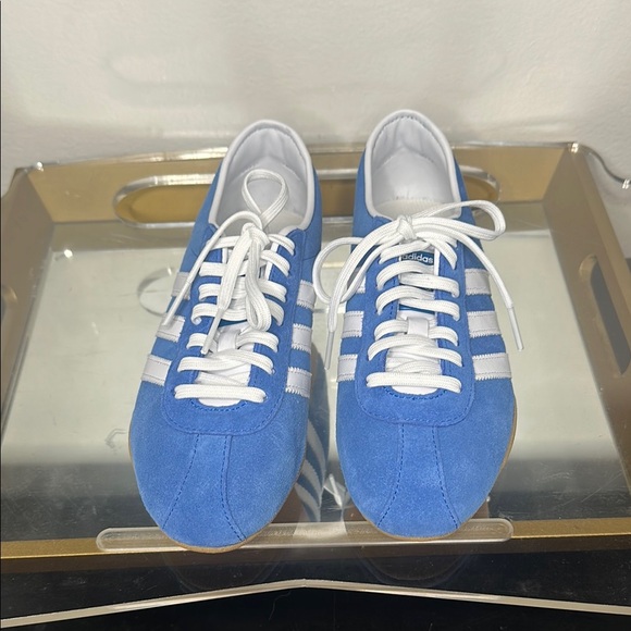 Adidas Blue and White Tokyo Sneakers - Picture 3 of 8